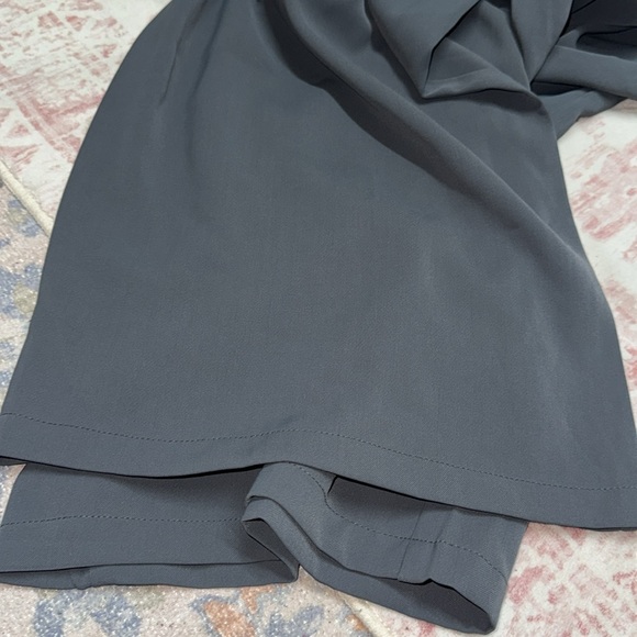 pretty garden  High-Waisted Wide-Leg Pants - Charcoal - Picture 3 of 3